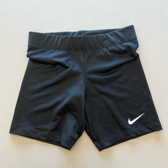 Nike Spandex Black Shorts Dri-FIT Women's XS NWT Running Volleyball Compression - Picture 1 of 5